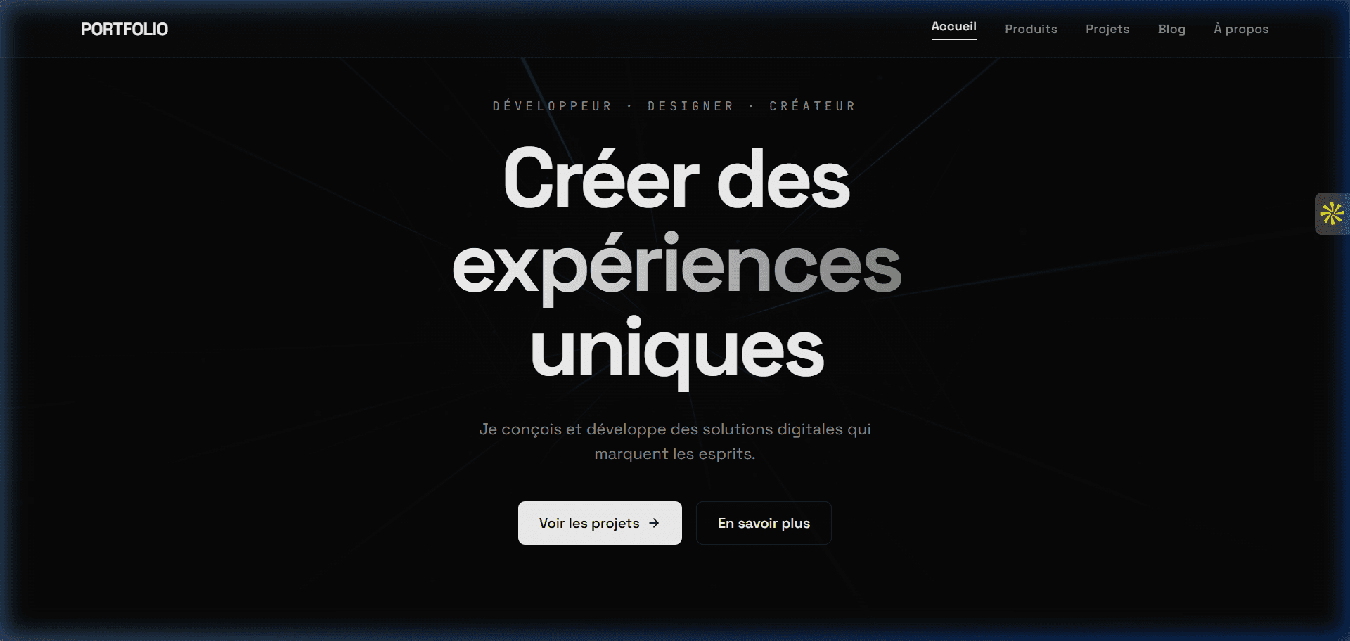 Aperçu du Portfolio de Fleurys LAWIN - Design minimaliste et raffiné